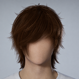 Emo boy haircut logo