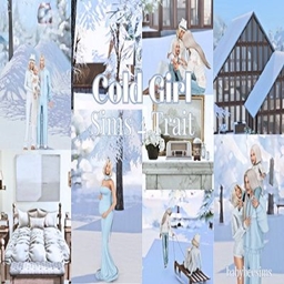 Cold Girl | Sims 4 Trait by babybeesims / Spanish translation by GatamolLunastra project image