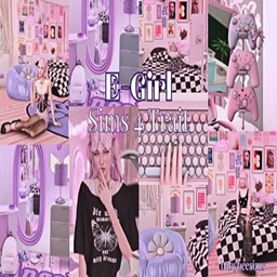 E-Girl | Sims 4 Trait by babybeesims / Spanish translation by GatamolLunastra project image