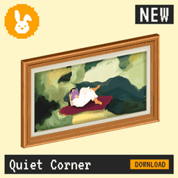 Raster Rabbit: Daily Drop - Quiet Corner | DEEP SHADOW Genre Collection (3 New Paintings)
