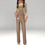 Layla - Child overalls over a long-sleeve top (sweet cashmere set) logo