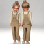 Layla - Toddler mini overall jumpsuit (sweet cashmere set) logo