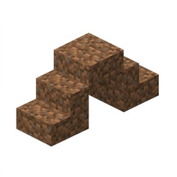 dirt half-block logo