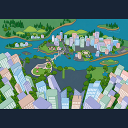 San Myshuno Reimagined - Cartoon Map Overhaul logo