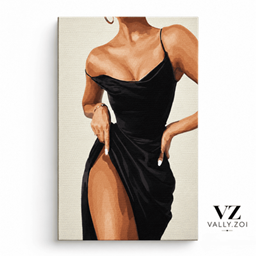Sienna Silhouette Art Print [VZ] logo