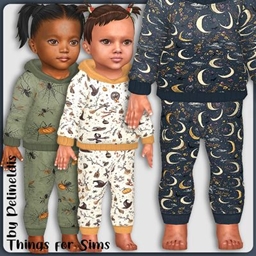 Infants Dark Spooky Sweatpants project image
