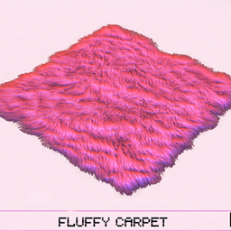 [Zha.na] Y2K Fluffy Carpet logo