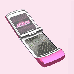 [Zha.na] Y2K Flip phone logo