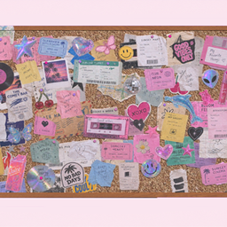 [Zha.na] Y2K Corkboard logo