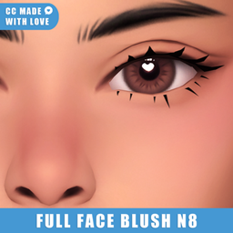 Full face blush №8 logo