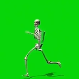 skeleton running  logo