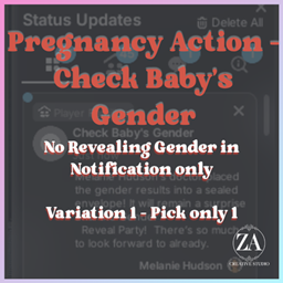 No Reveal Baby Gender in Notification only logo