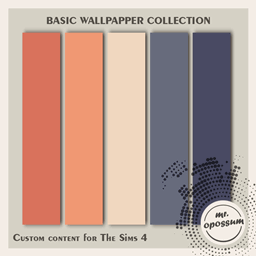 mr.opossum - salmon palette logo