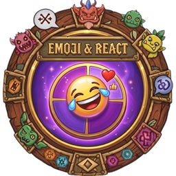 Emoji & React logo