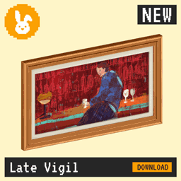 Raster Rabbit: Daily Drop - Late Vigil | DEEP SHADOW Genre Collection (3 New Paintings)