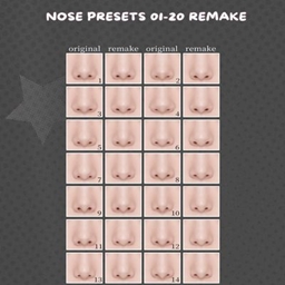 euno female nose preset 1-20 remake project image