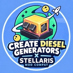 Create diesel generators x Stellaris mod compat logo
