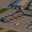 Airport map logo