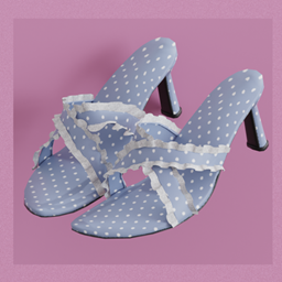 Polka Dot Ruffle Sandals project image