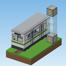 Simple elevator and Trains logo