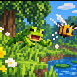 Frog eat Insects logo