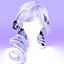 【 SUSHI77 】S375 large roll side hanging ponytail logo