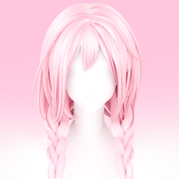 【SUSHI77】S368 Slanted Bangs Long Double Braid project image