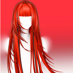 【 SUSHI77 】 S380 Thick bangs with layered, ultra long and flowing straight hair project image