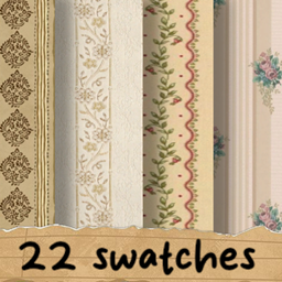 elegant vintage style brown wallpaper logo