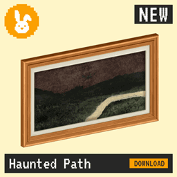 Raster Rabbit: Daily Drop - Haunted Path | DEEP SHADOW Landscape Collection (3 New Paintings)