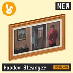 Raster Rabbit: Daily Drop - Hooded Stranger | DEEP SHADOW Genre Collection (3 New Paintings)