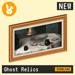 Raster Rabbit: Daily Drop - Ghost Relics | DEEP SHADOW Still Life Collection (3 New Paintings)