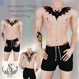Halloween tattoos logo