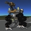 4 legged mining mech logo