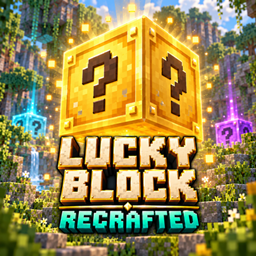 Lucky Block: Recrafted logo