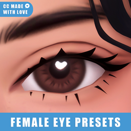 Female eye presets №13-16 project image