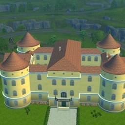 Yellow castle logo