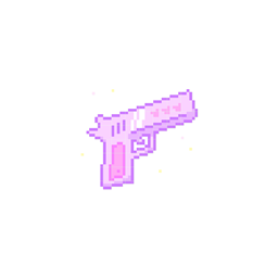 Simple Pixel Rough Gun logo