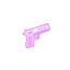 Simple Pixel Rough Gun logo