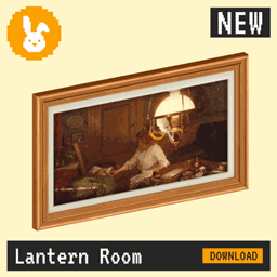Raster Rabbit: Daily Drop - Lantern Room | DEEP SHADOW Genre Collection (3 New Paintings) logo