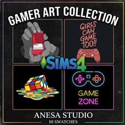 Updated_Gamer Art Collection – Wall Decor Set(14 Swatches) logo