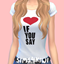If You Say Women's Tee logo