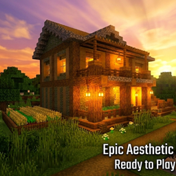 Epic Aesthetic Survival House | Ready to Play (Achievements) project image