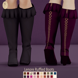 Lenore Ruffled Boots project image