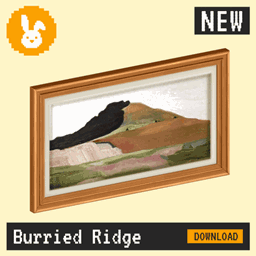 Raster Rabbit: Daily Drop - Burried Ridge| DEEP SHADOW Landscape Collection (3 New Paintings) logo