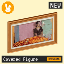 Raster Rabbit: Daily Drop - Covered Figure | DEEP SHADOW Genre Collection (3 New Paintings) logo