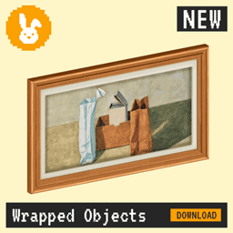 Raster Rabbit: Daily Drop - Wrapped Objects | DEEP SHADOW Still Life Collection (3 New Paintings) logo