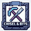 Chisel and Bits Bedrock logo