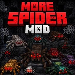More Spider Mod BY KRISH GAMECRAFT logo