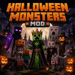 Halloween Monsters Mod by krish gamecraft logo